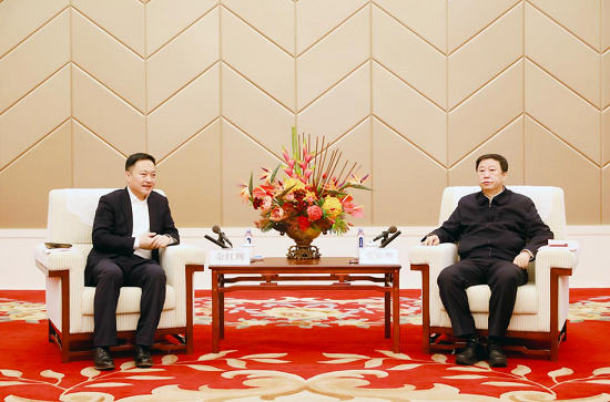 余红辉拜会黑龙江省委常委、、、哈尔滨市委书记张安顺