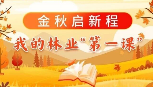 金秋启新程，，我的林业“第一课”（一）